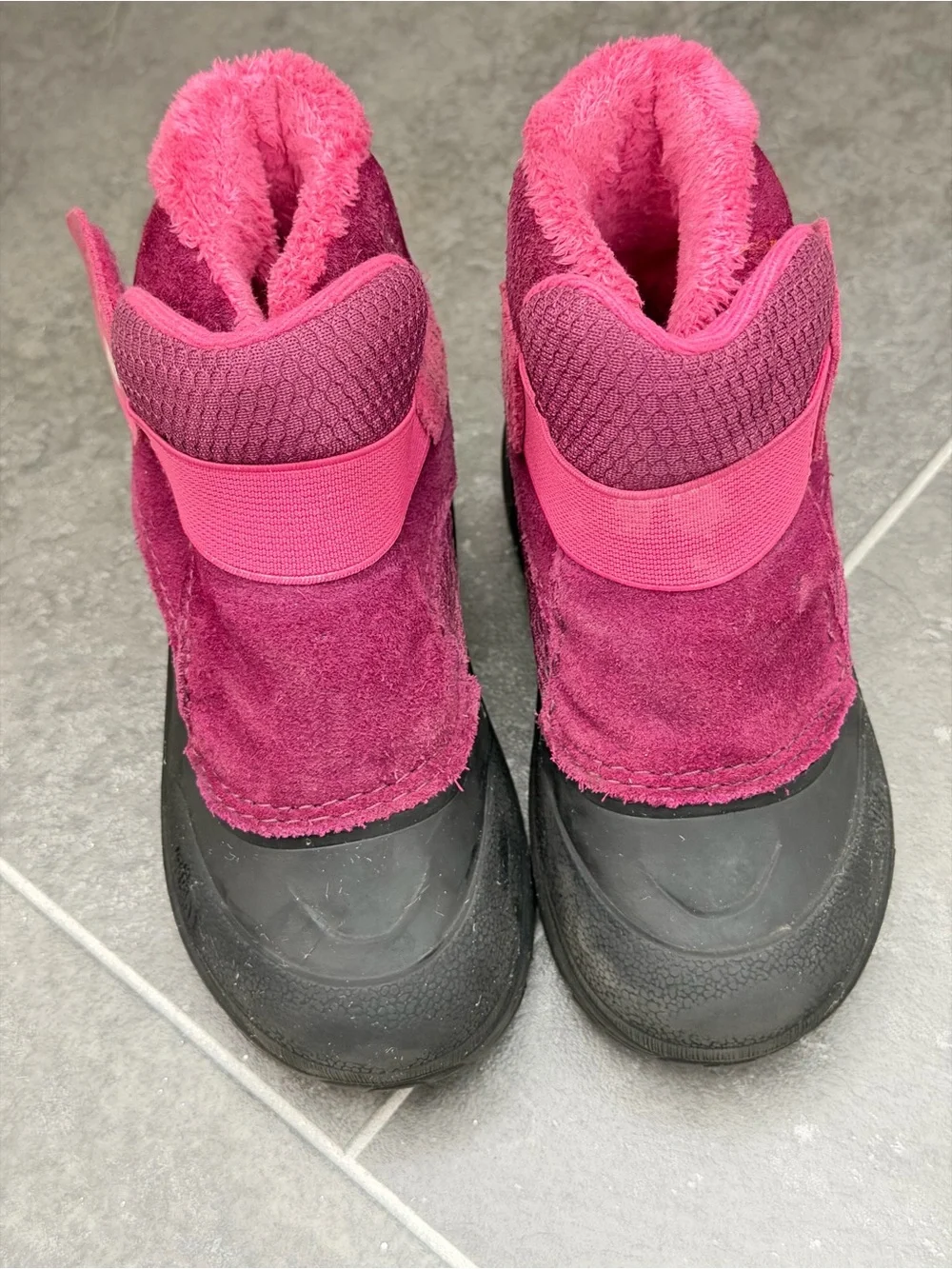 The North Face Kids Pink and Magenta Insulated Snow Boots